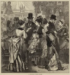 Un bazar de charité à la mode