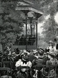 Musique en plein air à Londres : écouter la fanfare militaire à Hyde Park