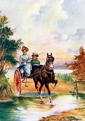 Un attelage élégant