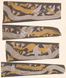 Dagues en bronze, or et argent, de 1921 (dessin)