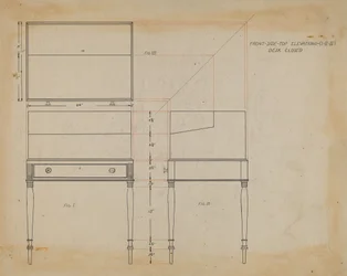 Bureau en boîte