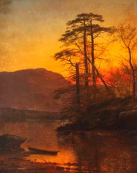 Soirée sur la rivière Ausable 1875