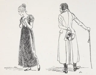 Un jeune couple se disputant, la femme s