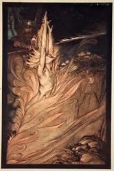 Apparaît, feu vacillant, Encercle le rocher avec ta flamme! Loge! Loge! Apparaît!, 1910