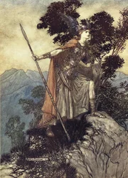 Brünnhilde. Illustration pour L