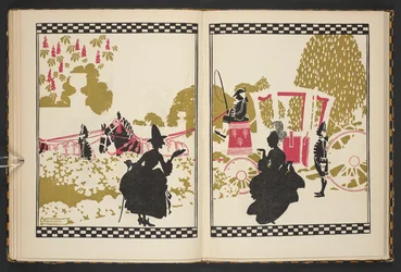 Cendrillon allant au bal, illustration de Cendrillon, racontée par C.S. Evans et illustrée par Arthur Rackham