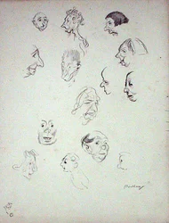 Visages grotesques