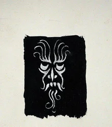 Tête grotesque