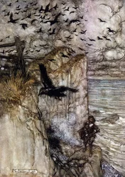 Illustration par Arthur Rackham pour Le Songe d