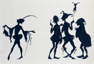 Illustration de La Belle au bois dormant, édition de C.S. Evans, publiée en 1920