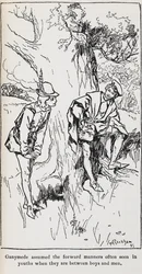 Illustration de Ganymède tirée de Comme il vous plaira