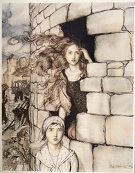 Maid Maleen, de Petit Frère & Petite Sœur et autres contes des frères Grimm, pub.1917
