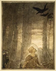 La mort de Siegfried, illustration de "Siegfried et le crépuscule des dieux".