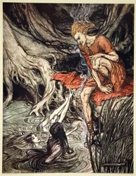 « Les enfants purs et rayonnants du Rhin me racontèrent leur chagrin », 1910