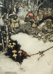 Ils buvaient leur liqueur en silence profond, 1905