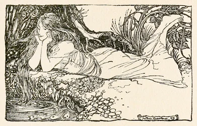 Ondine regardant dans l