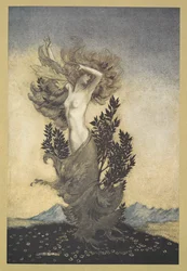 ... comme Daphné, enracinée, qui fuyait Apollon