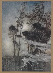 ... la lune, comme un arc d