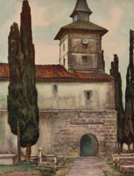 Pays Basque : Église à Itxassou