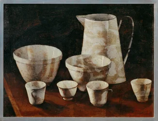 Nature morte avec pot et casseroles - Still-life with jug and pots