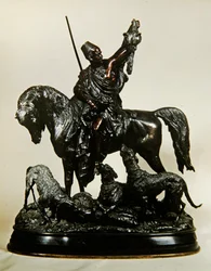 Kabyle revenant de la chasse, c.1870