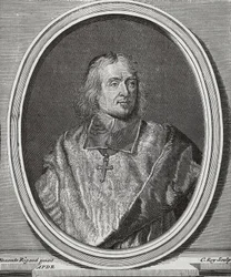 BOSSUET, Jacques-Bénigne (1627-1704). Théologien et évêque anglais. Portrait copié de l