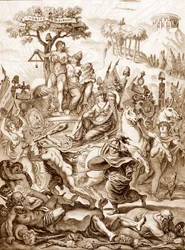 Convention Montagnarde - Allégorie du triomphe de la "Montagne" pendant la Révolution française