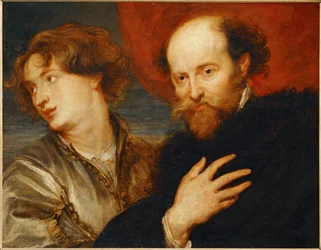 Double-portrait idéal de van Dyck et Rubens ...