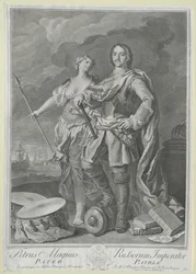 Empereur de Russie Pierre Ier le Grand