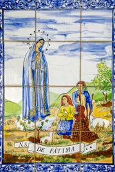 Mosaïque de Fatima dans l