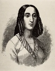 GORRITI, Juana Manuela (1818-1892). Écrivaine argentine. Gravure.