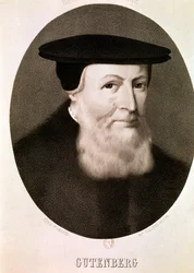 GUTENBERG Johannes : Portrait (eau-forte)