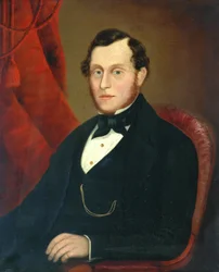 Gentleman de la famille Cooper (huile sur toile)