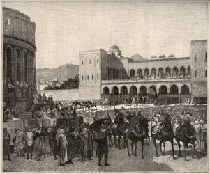 Histoire de la Sicile : Roger Ier de Sicile, dit Roger Bosso et Grand Comte, entre à Palerme en 1071