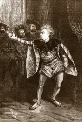 Illustration pour la pièce de théâtre "Le Roi s