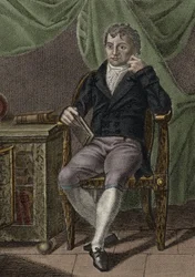 Johann Gottlieb Fichte. German Philosopher - Portrait de Johann Gottlieb Fichte Philosophe allemand