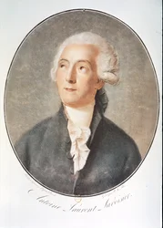 LAVOISIER Antoine-Laurent de: Portrait (watercolour)