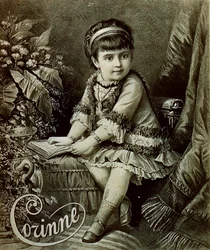 Portrait de Corinne, enfant comédienne