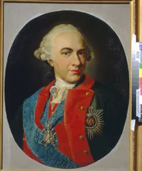 Portrait du comte Kirill Razoumovski (1728-1803) (huile sur toile)