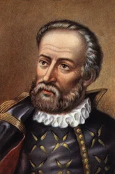 Portrait de Fernand de Magellan Navigateur portugais (chromo)