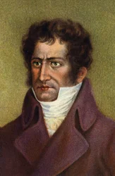 Portrait de Georges Cuvier, paléontologue français.