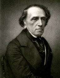 Portrait de Giacomo Mayerbeer (eau-forte)