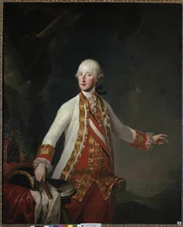 Portrait de Joseph II de Habsbourg (huile sur toile)