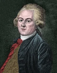 Portrait de Louis-Sébastien Mercier, essayiste et dramaturge français.
