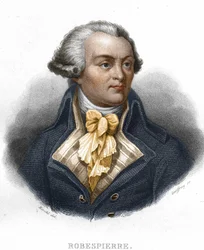 Portrait de Maximilien Marie Isidore par Robespierre (1758-1794), homme politique français.