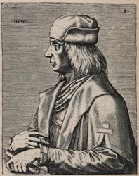 Portrait de Quentin Matsys ou Massys ou Metsys ou Matsijs 1466 - 1530 Peintre de tradition flamande
