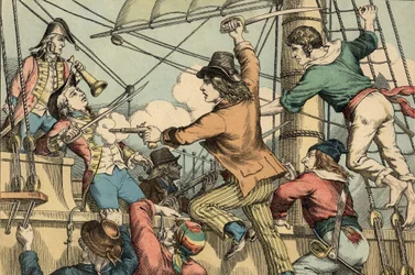 Robert Surcouf marin et corsaire français, ici à l