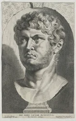 Empereur romain Néron (impression)