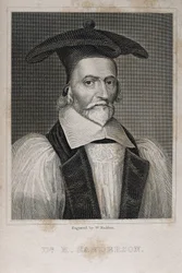 SANDERSON, Robert (1587-1663). Théologien et casuiste anglais. Gravure.