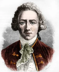Sébastien-Roch Nicolas de Chamfort, moraliste français (gravure)